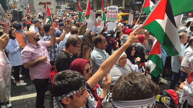Demo Solidaritas untuk Palestina Digelar di New York — Liputan Islam