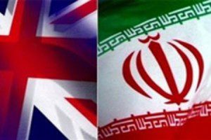 Iran_Britain_flags