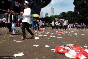 sampah dan hti