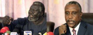 Sudan People's Liberation Movement  (SPLM) governor of Blue Nile state Malik Agar speaks during joint news conference in Khartoum December 22, 2010. SPLM, South Sudan's main party, said it would form a separate opposition group in the north if the country split in two after a referendum next month, and would seek support from marginalised people, even Darfur rebels.   Reuters/Mohamed Nureldin Abdallah (Sudan - Tags: POLITICS HEADSHOT)