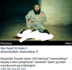 Potret kekejaman isis