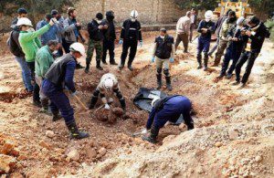 kuburan massal aleppo