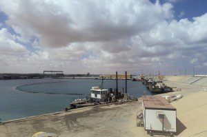 A view of Es Sider export terminal in Ras Lanuf