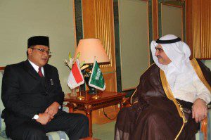 Kepala BNP2TKI, Jumhur Hidayat dan Menteri Tenaga Kerja Arab Saudi,Adel Muhammad Fakieh