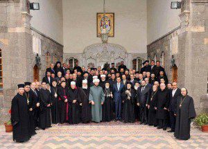Presidan Assad, Mufti Suriah dan Pemuka Kristen Orthodox