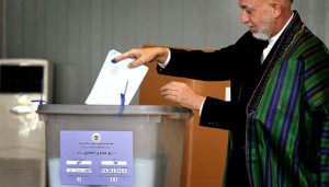 karzai memilih