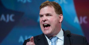 Canadian Foreign Minister John Baird gestures as he addresses the American Jewish Committee (AJC) Global Forum closing plenary in Washington, Wednesday, May 14, 2014. (AP Photo/Cliff Owen) ORG XMIT: DCCO112