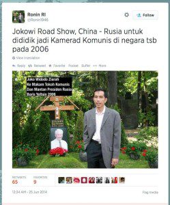 Jokowi Komunis