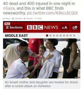 Propaganda BBC atas GAza
