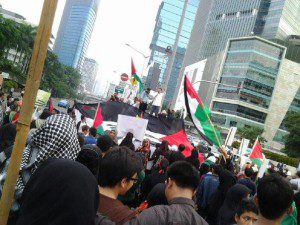 Orasi di Demo Al-Quds, foto: LI