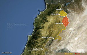 arsal-map lebanon