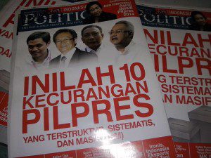 Tabloid The Politic, foto: Fajruddin
