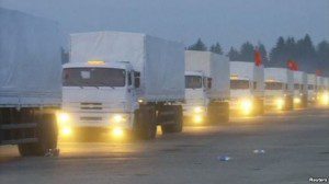 truk bantuan rusia