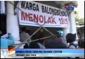 warga sidoarjo tolak ISIS