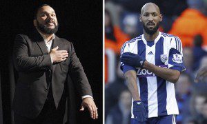 Dieudonne dan Anelka mempergakan gestur quenelle
