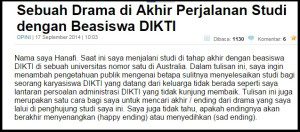 drama akhir studi