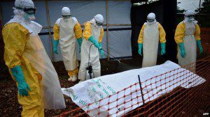 pakaian ebola