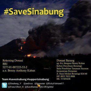 save sinabung