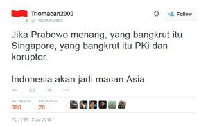 saat Triomacan mendukung Prabowo, klik untuk memperbesar