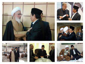 Prof Umar bersama ulama Iran