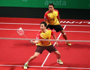 Kido dan Hendra sumbang satu poin untuk Indonesia/detik.com