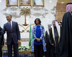 michelle obama di riyadh