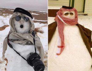 saudi boneka salju