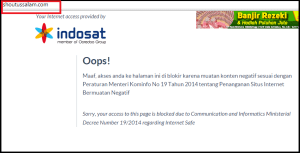 Shoutussalam diblokir