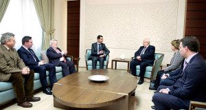 suriah assad dgn delegasi parlemen perancis