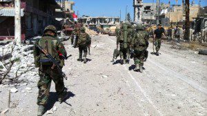 tentara suriah di aleppo
