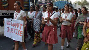demo anti perkosaan india