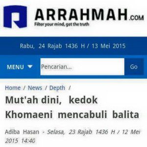 Arrahmah bohong