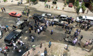 Car bombing in Cairo, Egypt - 29 Jun 2015