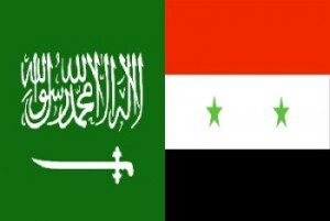 bendera suriah dan saudi