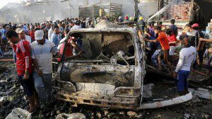 serangan bom isis di baghdad irak