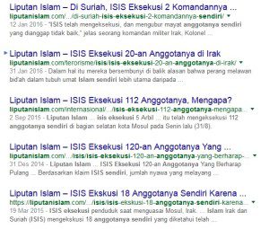 isis eksekusi anggota sendiri