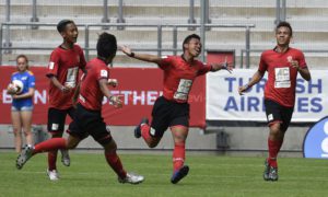 ULLEVI GÖTEBORG FINAL GOTHIA CUP 2016 BOYS 15 ASIOP APACITI - ELFSBORG JUBEL HOS INDONESIERNA FOTO TOMMY HOLL