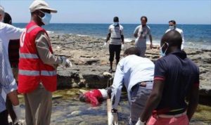 jenazah migran di libya