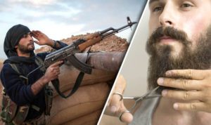 isis-cukuri-jenggot-di-mosul