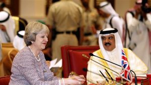 PM Inggris dan Raja Bahrain (AFP/presstv)